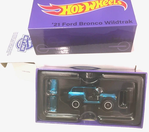 RLC 21 Ford Bronco Wildtrak Truck Hot Wheels HWC RedLine Club Customizable Parts