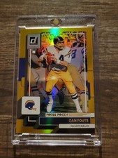 Dan Fouts 🏈 RARE GOLD HOLO REFRACTOR SP INVESTMENT Card Panini Chargers 
