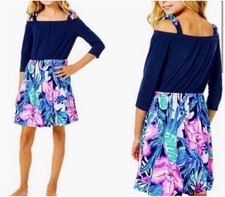 Lilly Pulitzer Girls Kids Minisa Dress Living The Dream XL 12 14 NEW 2002