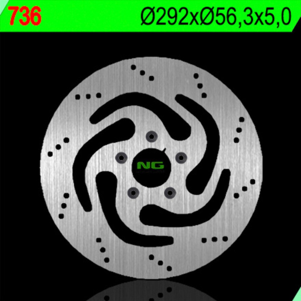 Free Shipping NG BRAKES Round Fixed Brake Disc For Motorcycle Parts