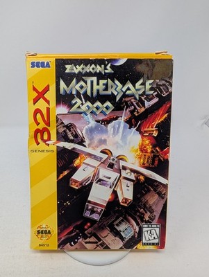 ZAXXON'S MOTHERBASE 2000 FOR SEGA 32X COMPLETE & TESTED