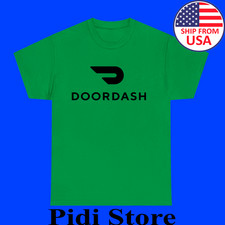 Doordash Food Delivery Driver Men's Green Size S to 3XL