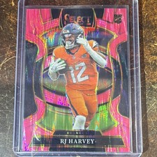 Panini 2025 Select Concourse RJ Harvey #10 Denver Broncos Rookie Prizm NFL