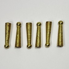 Vintage Bolo Tie Tips Gold Tone 3 pary (6 sztuk) Części do rzemieślników