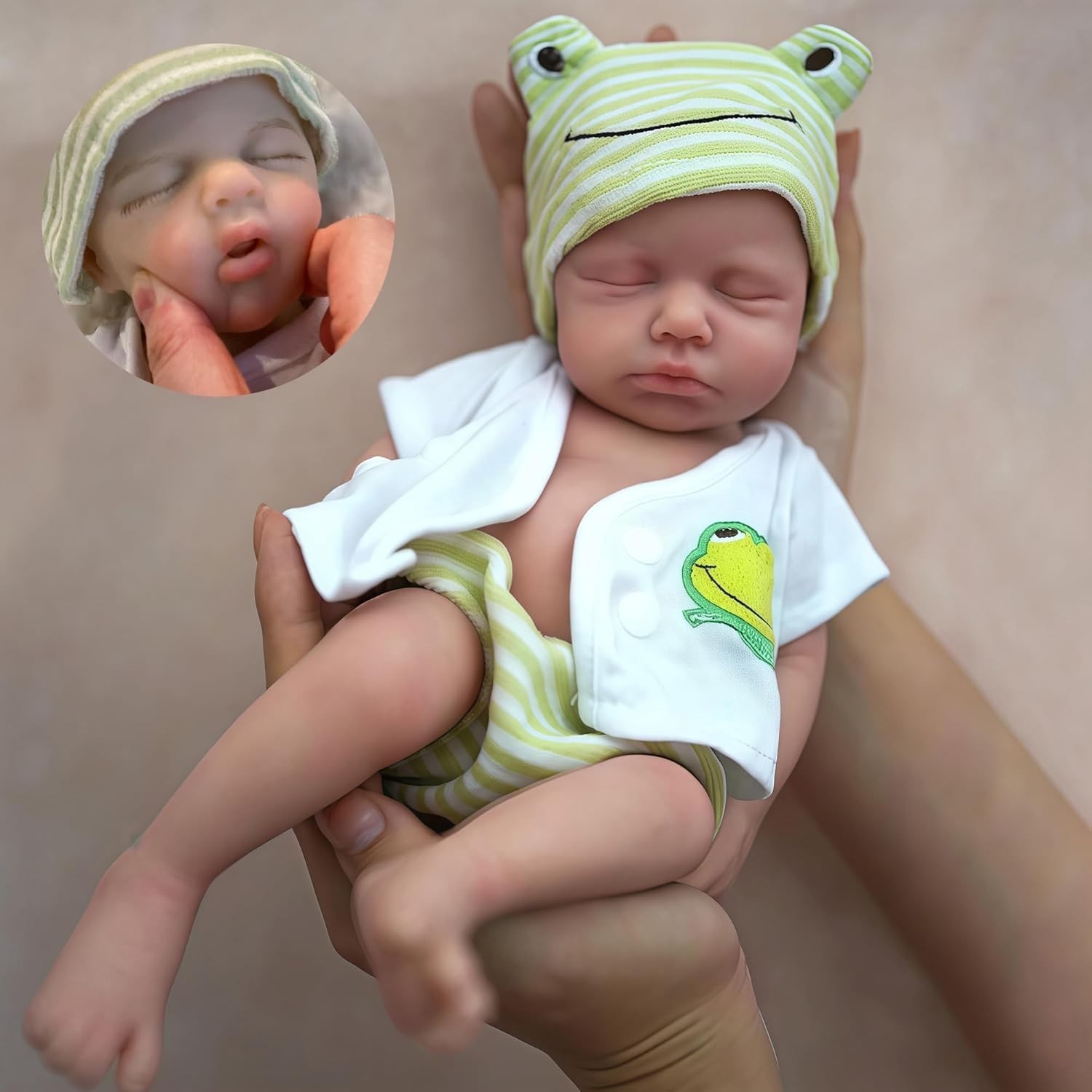 12 Inch Reborn Baby Dolls Silicone Full Body Realistic Baby Doll Boy