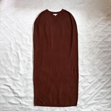 UNIQLO x Mame Kurogouchi 3D Knit Cocoon Dress Dark Brown L Near Unused