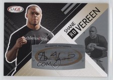 2011 SAGE Silver Auto Shane Vereen #A-54 Auto 9l4