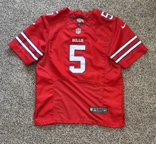 NFL Buffalo Bills Jersey Tyrod Taylor #5 Nike Red Jersey SZ 44