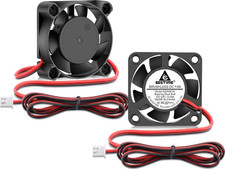 2Pcs 40Mm Fan 24V, Dual Ball Bearing 40X40X10Mm Brushless DC Cooling Fan 2 Pin,