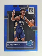 2022-23 Donruss Optic | Dyson Daniels - Rated Rookie Blue Prizm /49 - RC #250