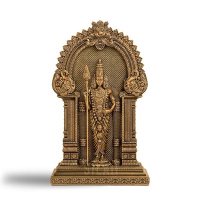 Hindu Gott Lord Murugan Idol Figur Statue für Pooja Raum Zuhause