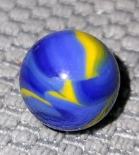 Vacor Mega Marble Van Gogh 19/32" Retire 2 Tone Blue One