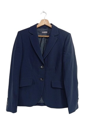 BASLER Kurz-Blazer Damen Blazer Gr. DE 38 blau Business-Look