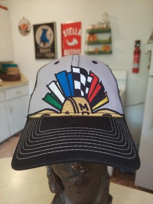New Era Indianapolis Motor Speedway Cropped Logo Mesh Snapback Hat Cap