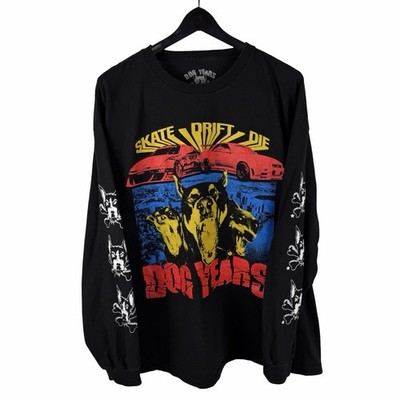 Mens Y2K Dog Years Skate Drift Die Zillakami Grunge Streetwear