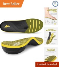 WalkHero Heavy Duty Foam Insoles - Shock-Absorbing Comfort for 220 lbs Feet