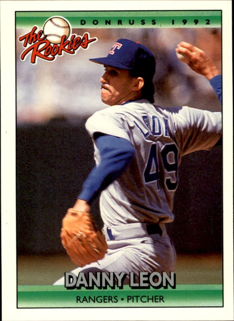 1992 Donruss The Rookies #64 Danny Leon RC Texas Rangers