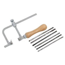Jewellers Saw Frame Adjustable Hand Saw Tool with 144 Assorted Cutting Blades