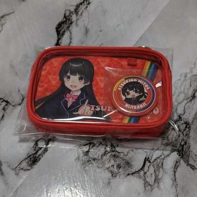 Nijisanji Tsukino Mito Pouch & Badge Set