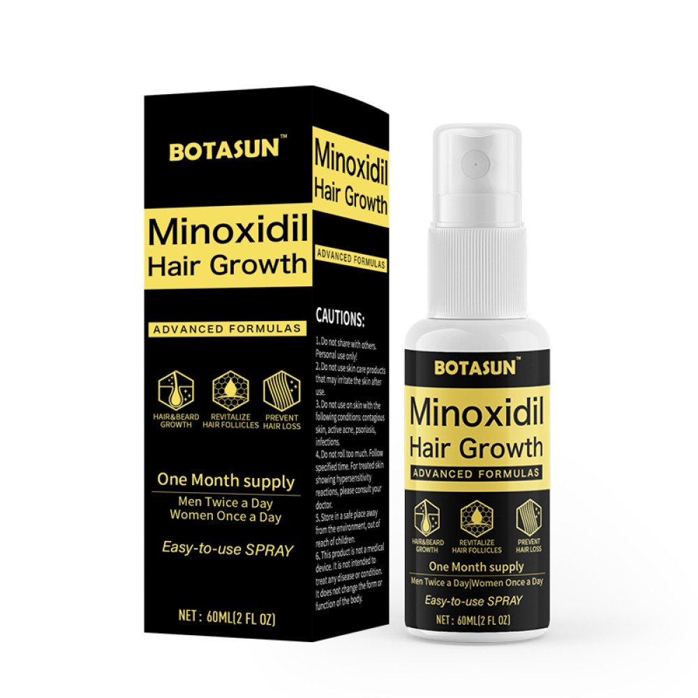 Minoxidil 5% Topical Solution for Men Hair Regrowth, Reactivates Hair Follicles
