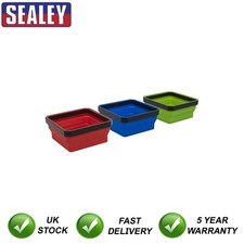 Image of Sealey Collapsible Magnetic Parts Tray Set APCSTS