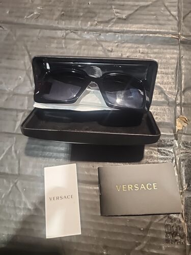 Versace VE4405 GB1 87 Schwarz Eckig Pilot Herren 54mm Sonnenbrille - Bild 3 von 4