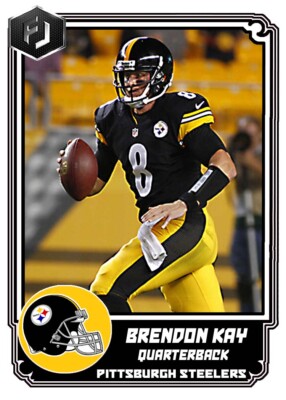 ACEO BRENDON KAY PITTSBURGH STEELERS CUSTOM HAND MADE ART CARD 1