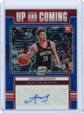 2021-22 Panini Contenders Optic Up And Coming Blue Rookie Auto Alperen Sengun
