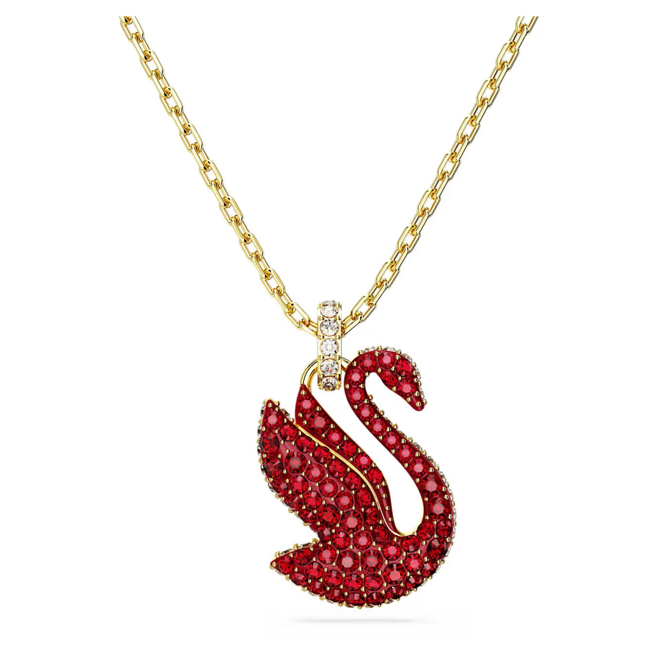 Женский браслет Swarovski с красным кристаллом Swan 5647871