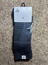 Men's Size M 6-8 Nike ACG Everyday Cushioned Outdoor Wool Socks Navy DV5465-001