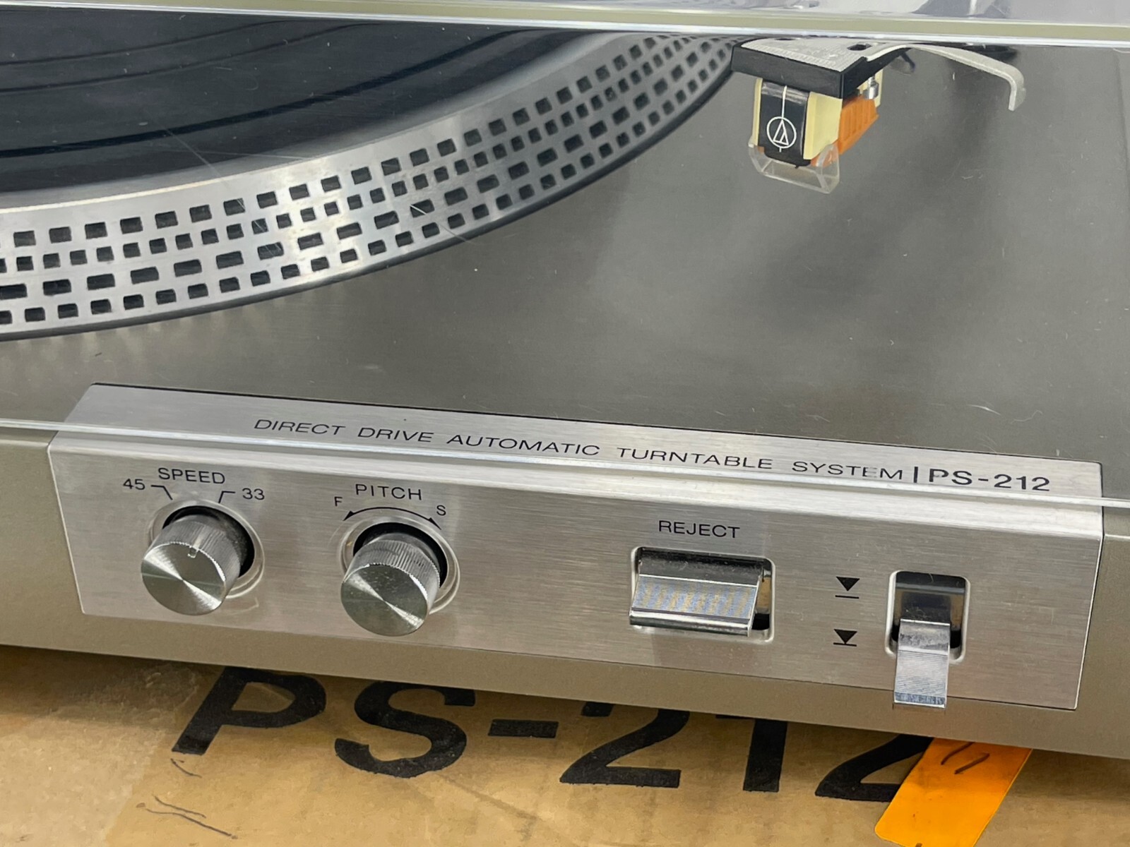 Sony PS212 Semi Auto Turntable Vintage 1970s Working Unit w/dust cover