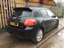 TOYOTA AURIS 1.6 PETROL - 2007 2008 2009 - BREAKING / SPARES 1ZR-FE BLACK