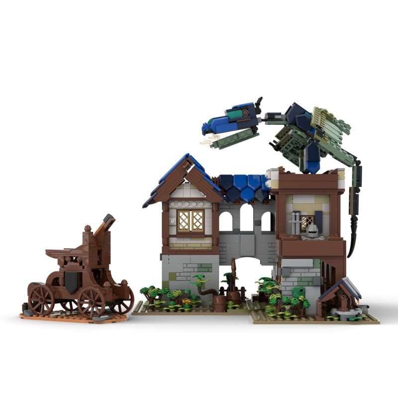 MOC-75365 Medieval Dragon Attack - Set di costruzione