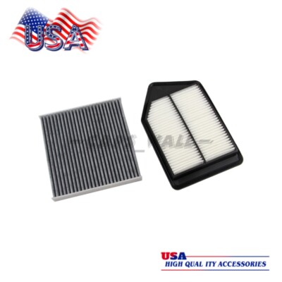 Combo Set for Honda Accord & Acura TLX 4CYL 2.4 Cabin & Engine Air Filter 13-17