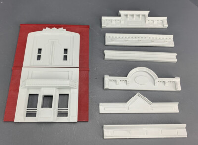 O Scale Ameri-Towne Palace Theater Building Flat & Five Cornice Set O2676