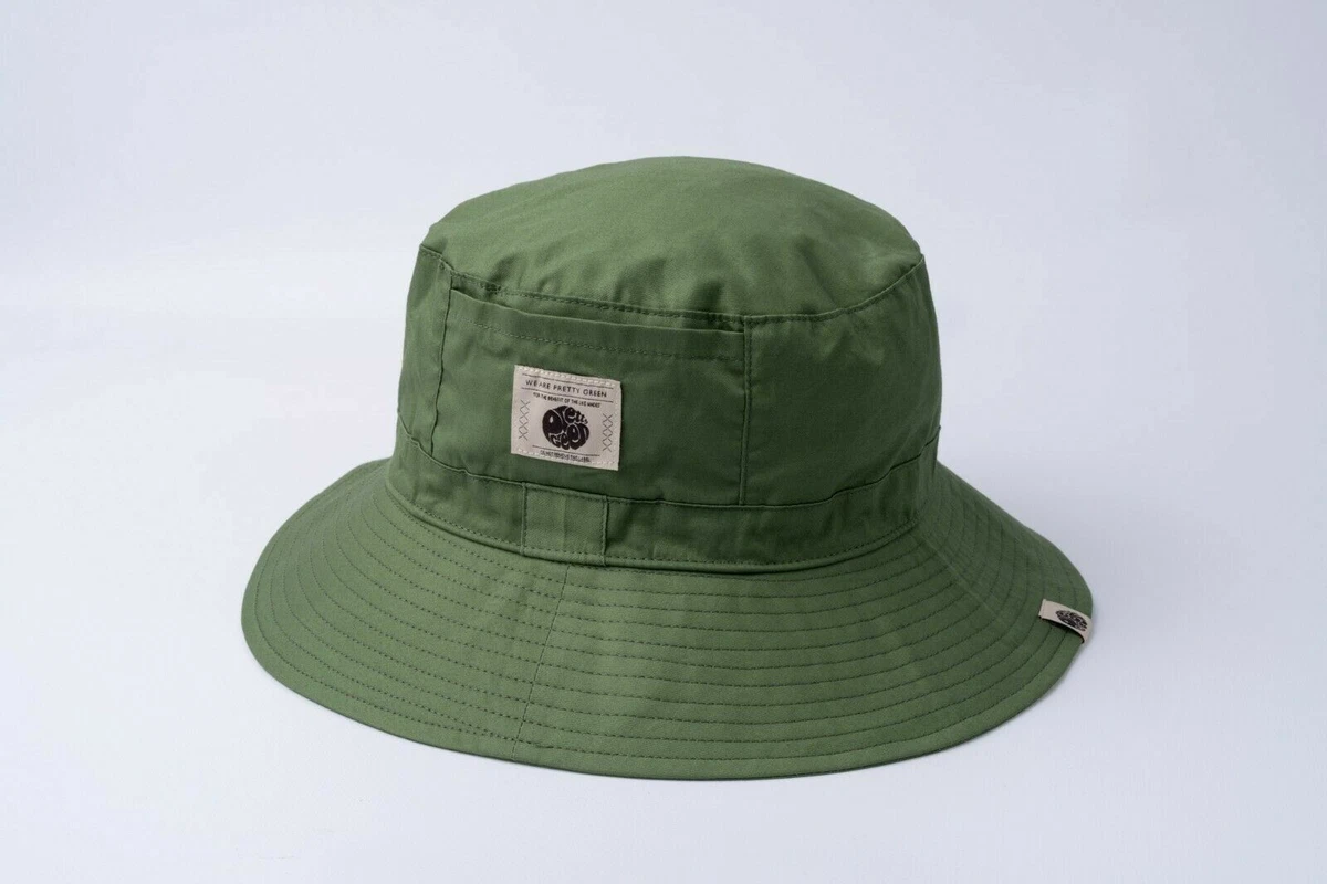 PRETTY GREEN BUCKET HAT in Khaki Green Size S M BNWT eBay