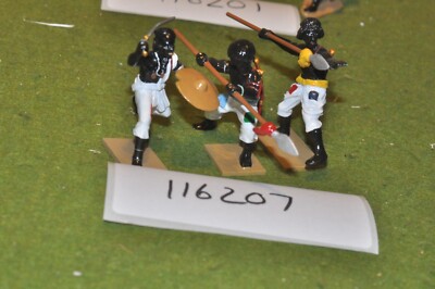 54mm Kolonial / Flusskrieg - Mahdisten 3 Derwischkrieger Trophäe Minis - (116207)