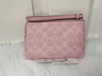 バッグ Coach Signature Accessory Pouch Bag Pink バッグ COACH Signature Accessory Pouch Pink Bag COACH Handbag