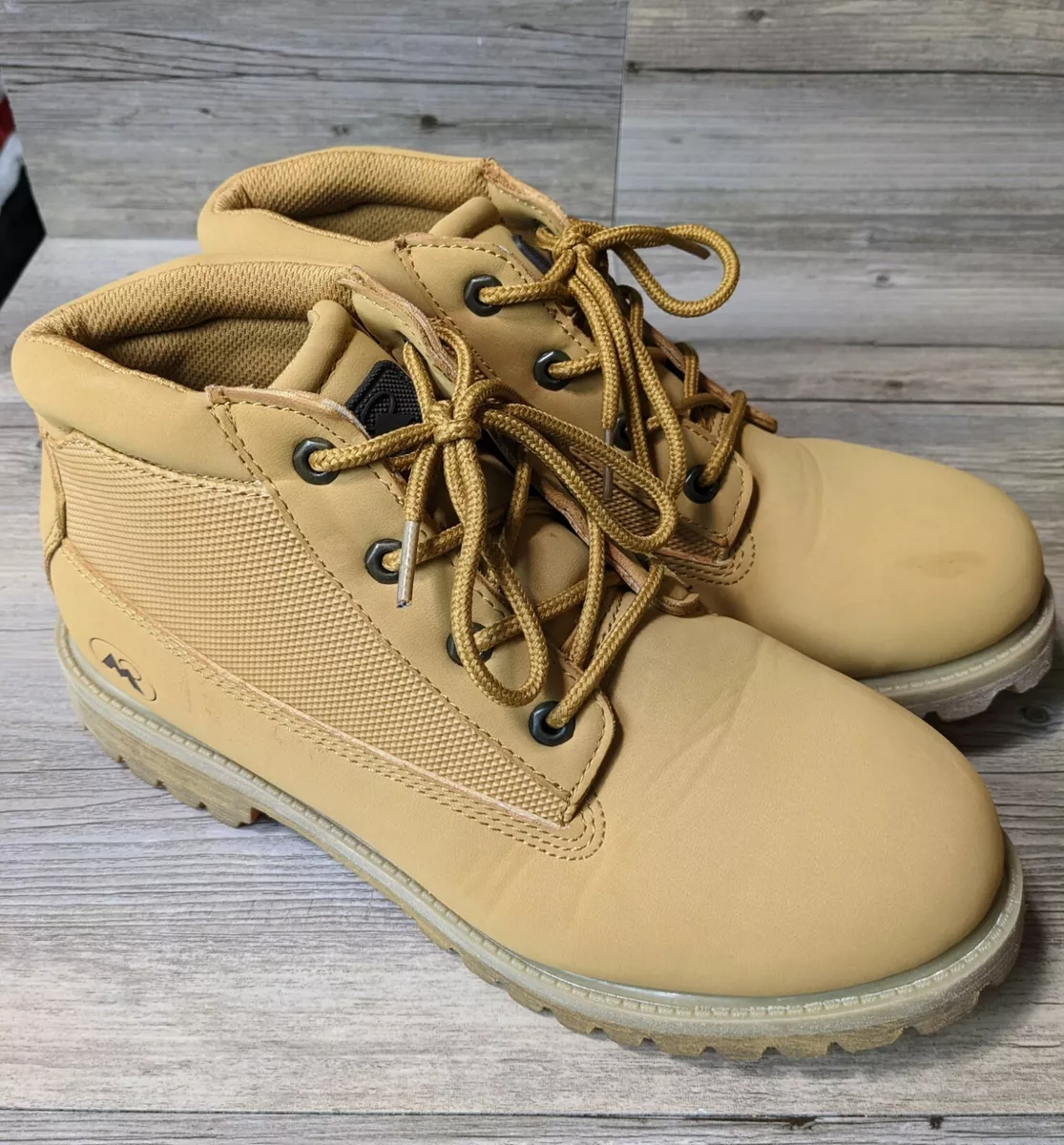 Mountain gear top steel toe boots