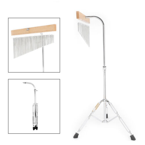 Bar Chimes Single-Row Wind Chime 36-Tone With Tripod Stand Percussion Instrument