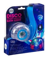Glow Disco L.E.D Colour Changing Bath Light Includes Suction Cup