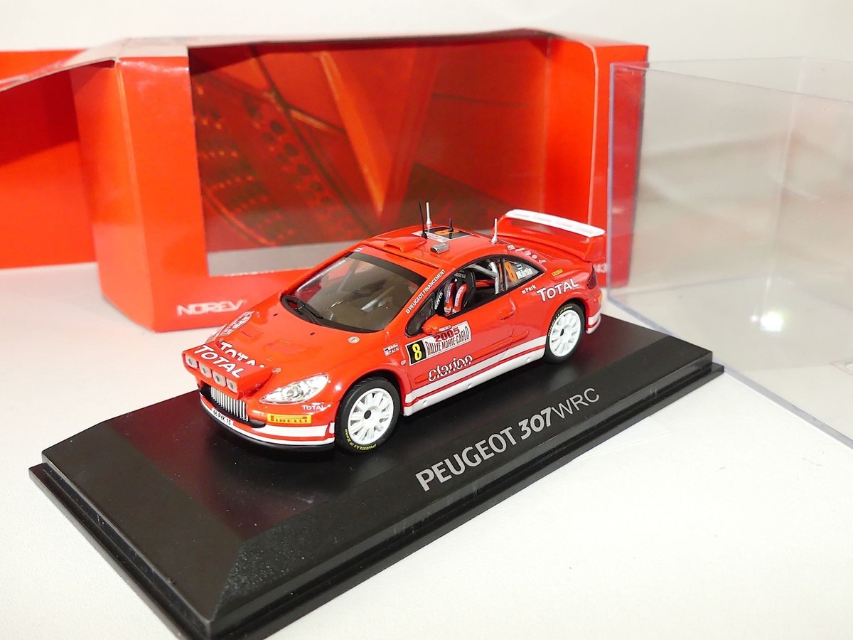 Peugeot 307 WRC Rallye Monte-Carlo 2005 - Norev 1/43, Modèle #8 Martin