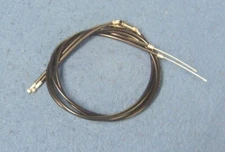 PAIR NEW THROTTLE CABLES TRIUMPH BSA NORTON TWIN CARB 60-1819