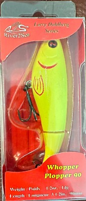 River2Sea 4 3/8" Larry Dahlberg Series WHOPPER PLOPPER WPL110-18 For Bass/Pike E - Foto 6