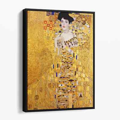 Portrait of Adele Bloch-Bauer I (1907) by Gustav Klimt Canvas Print Wall Art