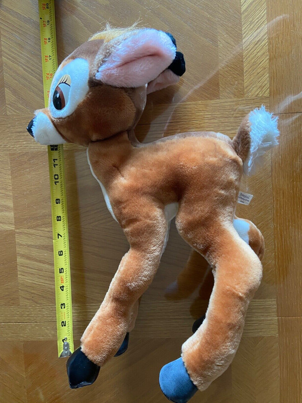 Vintage Disneyland Walt Disney World 17" Bambi Plush Very Clean Made In Korea