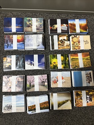 Real estate blank notecards 500 cards with envelopes, various seasons Buffini