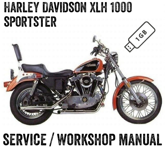 1981-1985 Harley Davidson Sportster XLH1000 Repair Service Manual