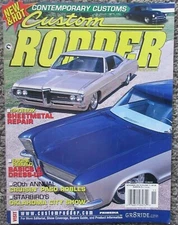 2001 NOVEMBER CUSTOM RODDER MAGAZINE STREET CUSTOM CAR PONTIAC BONNEVILLE +MORE