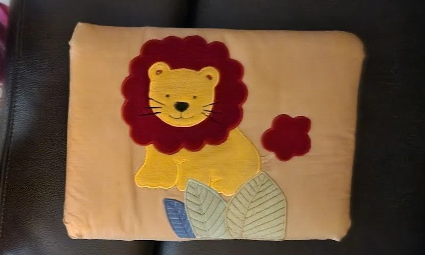 二手 5 件套丛林主题儿童房房间织物壁挂和免费礼物 — 第 3/4 张图片